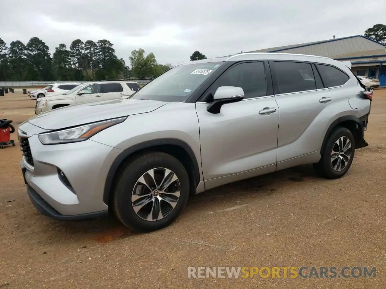 1 Photograph of a damaged car 5TDGZRAHXLS000330 TOYOTA HIGHLANDER 2020
