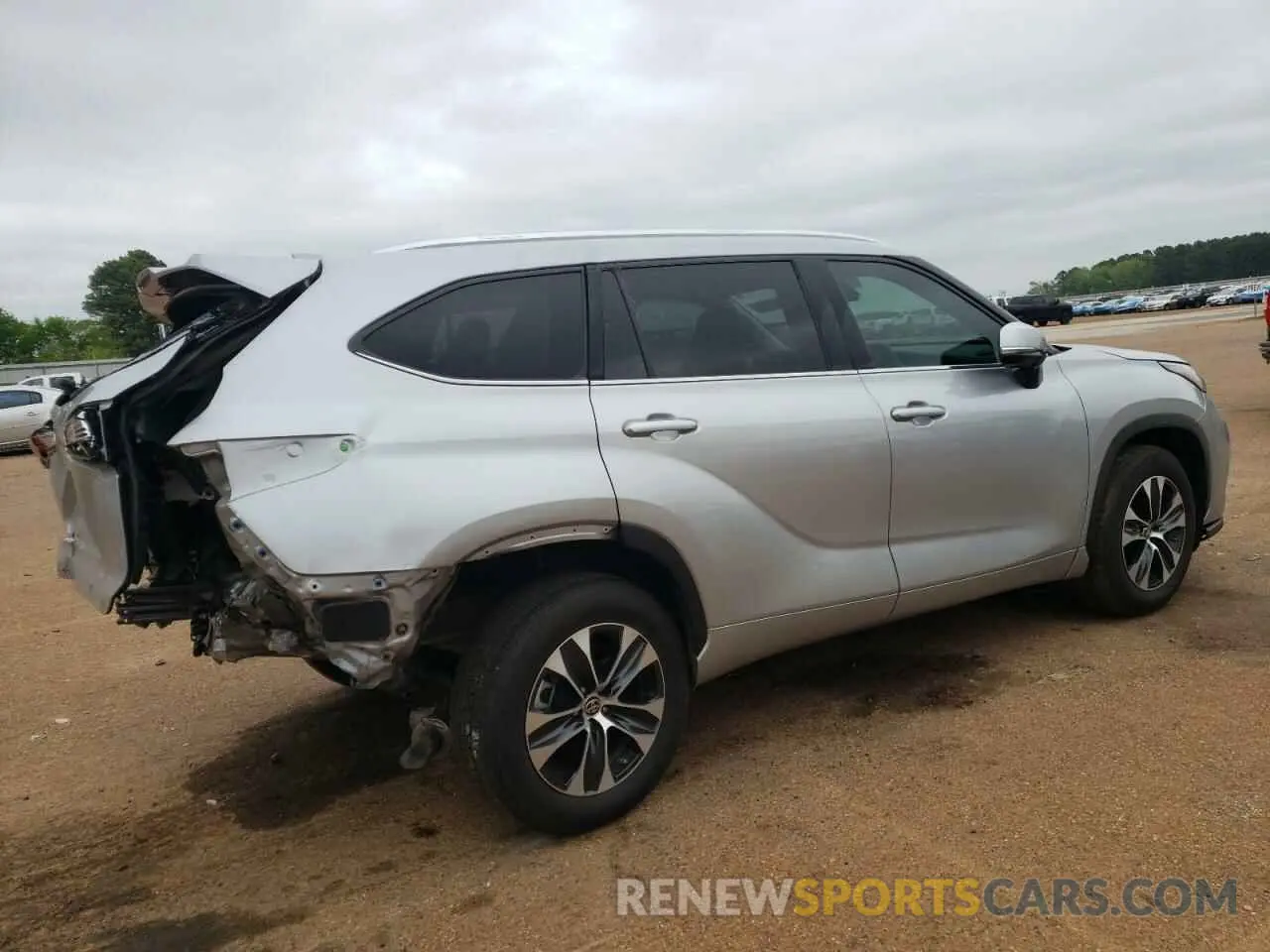 3 Photograph of a damaged car 5TDGZRAHXLS000330 TOYOTA HIGHLANDER 2020