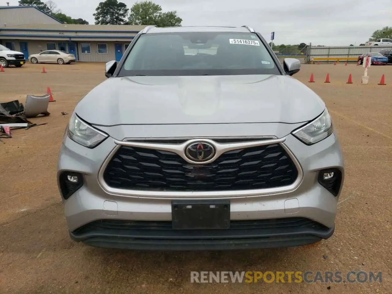 5 Photograph of a damaged car 5TDGZRAHXLS000330 TOYOTA HIGHLANDER 2020
