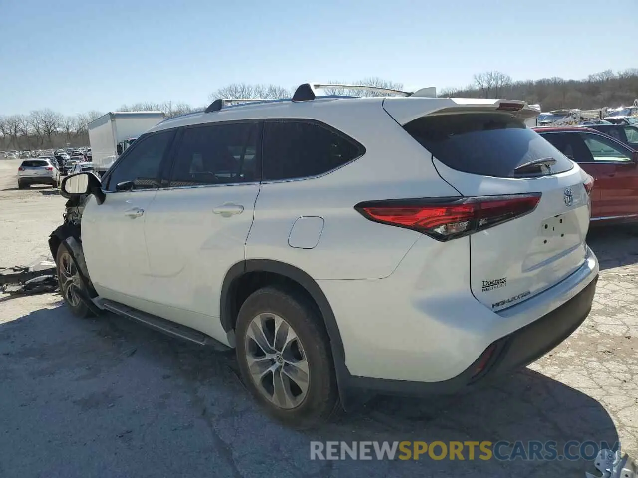 2 Фотография поврежденного автомобиля 5TDGZRAHXLS503341 TOYOTA HIGHLANDER 2020