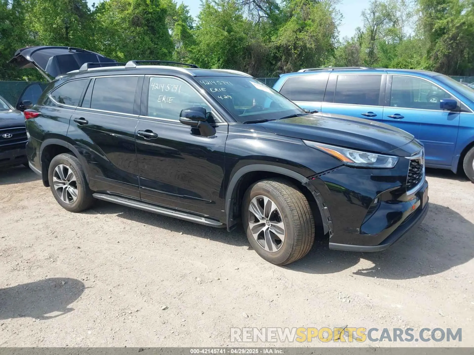 1 Фотография поврежденного автомобиля 5TDGZRBH0LS037336 TOYOTA HIGHLANDER 2020