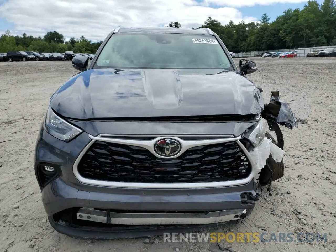 5 Фотография поврежденного автомобиля 5TDGZRBH0LS516808 TOYOTA HIGHLANDER 2020