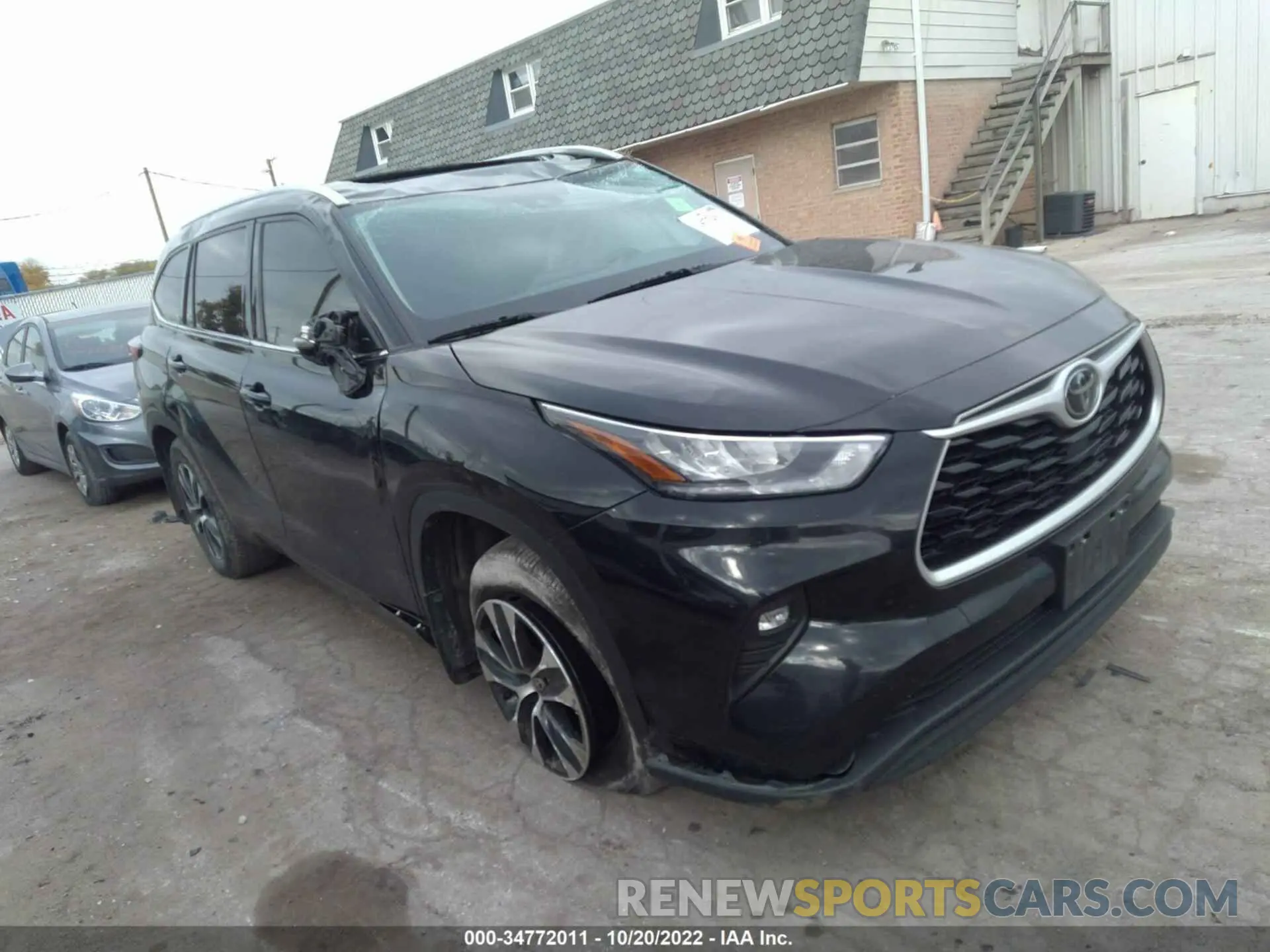 1 Фотография поврежденного автомобиля 5TDGZRBH0LS520793 TOYOTA HIGHLANDER 2020