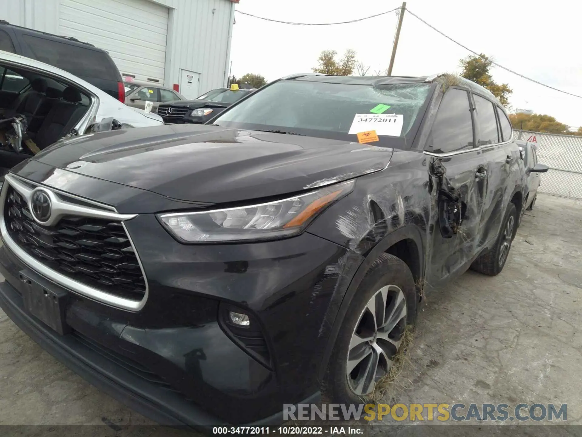 6 Фотография поврежденного автомобиля 5TDGZRBH0LS520793 TOYOTA HIGHLANDER 2020
