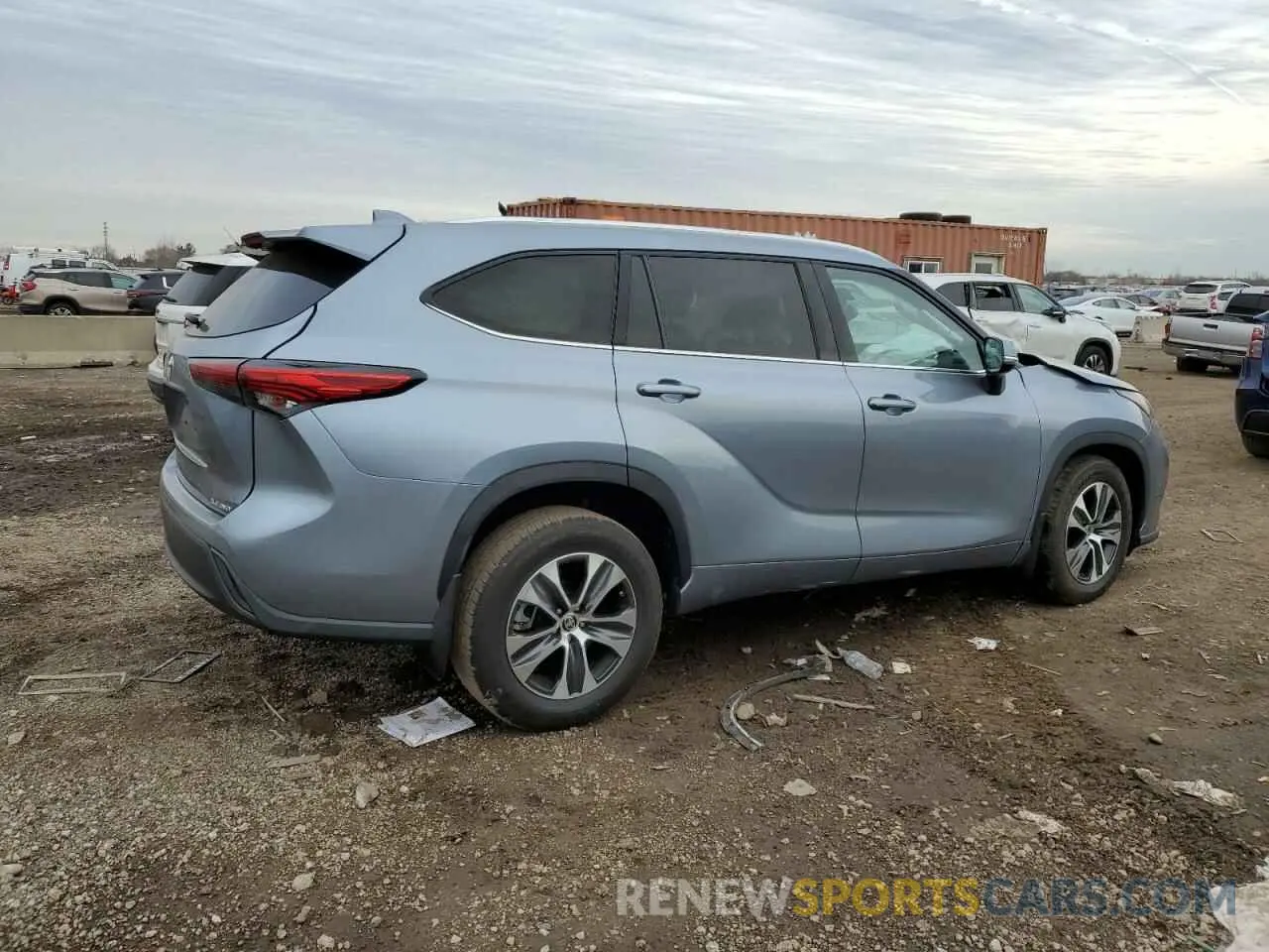 3 Photograph of a damaged car 5TDGZRBH1LS052265 TOYOTA HIGHLANDER 2020