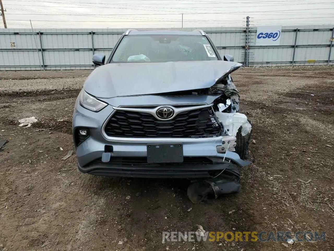 5 Photograph of a damaged car 5TDGZRBH1LS052265 TOYOTA HIGHLANDER 2020