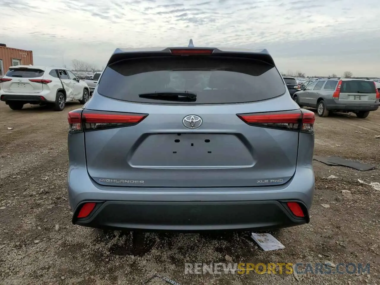 6 Photograph of a damaged car 5TDGZRBH1LS052265 TOYOTA HIGHLANDER 2020
