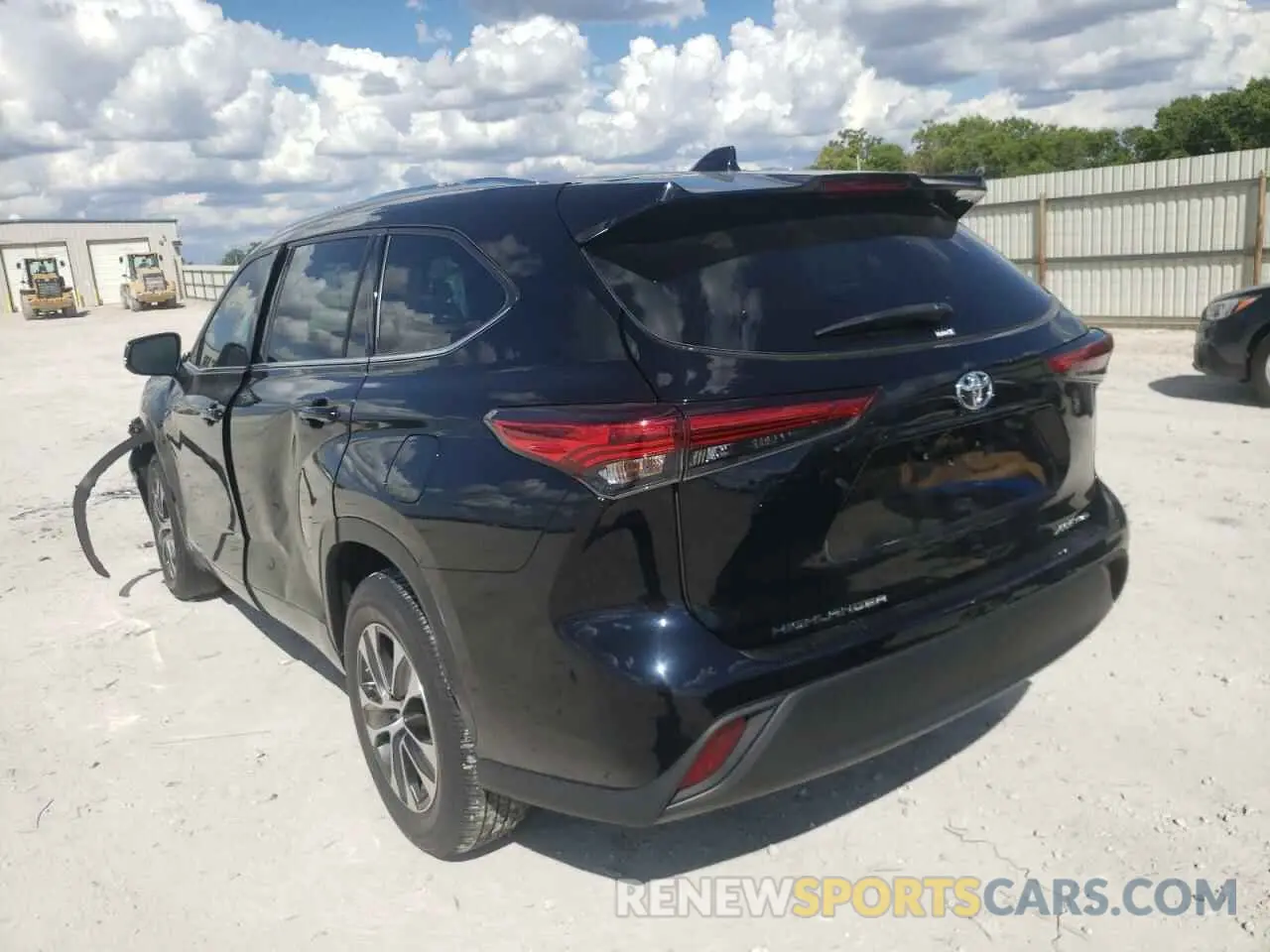 3 Фотография поврежденного автомобиля 5TDGZRBH2LS511464 TOYOTA HIGHLANDER 2020