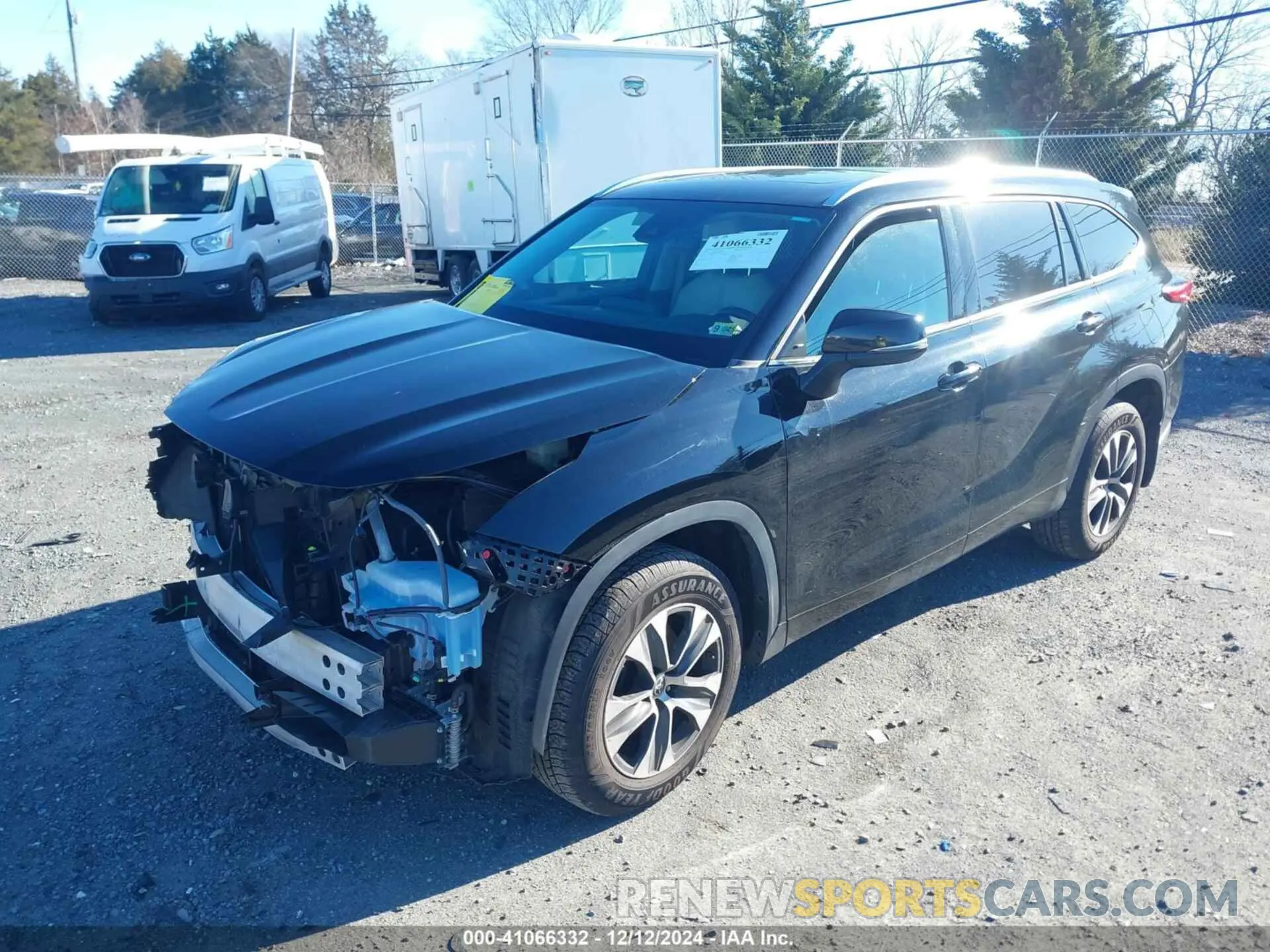 2 Фотография поврежденного автомобиля 5TDGZRBH4LS508145 TOYOTA HIGHLANDER 2020