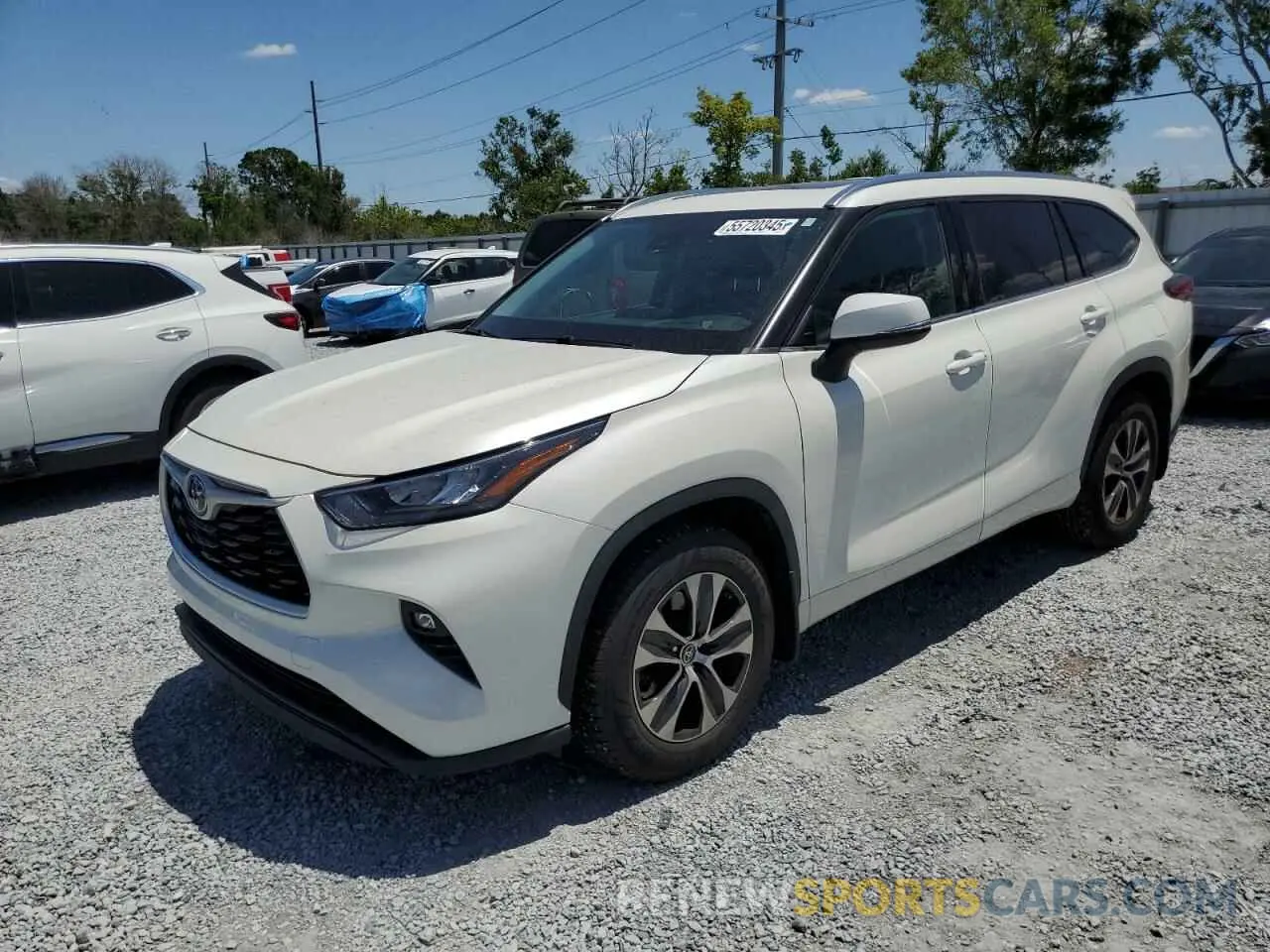 1 Photograph of a damaged car 5TDGZRBH5LS519400 TOYOTA HIGHLANDER 2020
