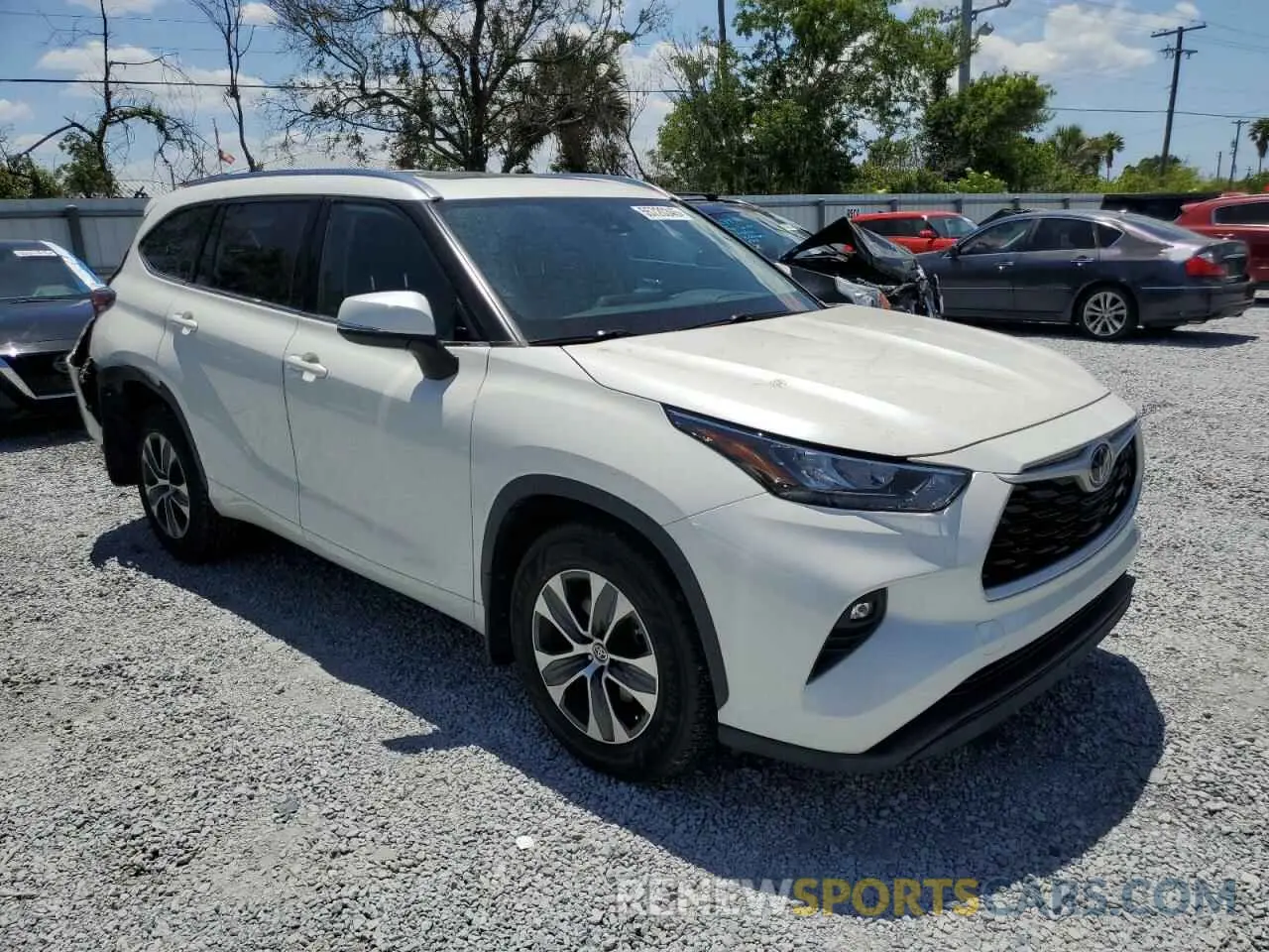 4 Photograph of a damaged car 5TDGZRBH5LS519400 TOYOTA HIGHLANDER 2020