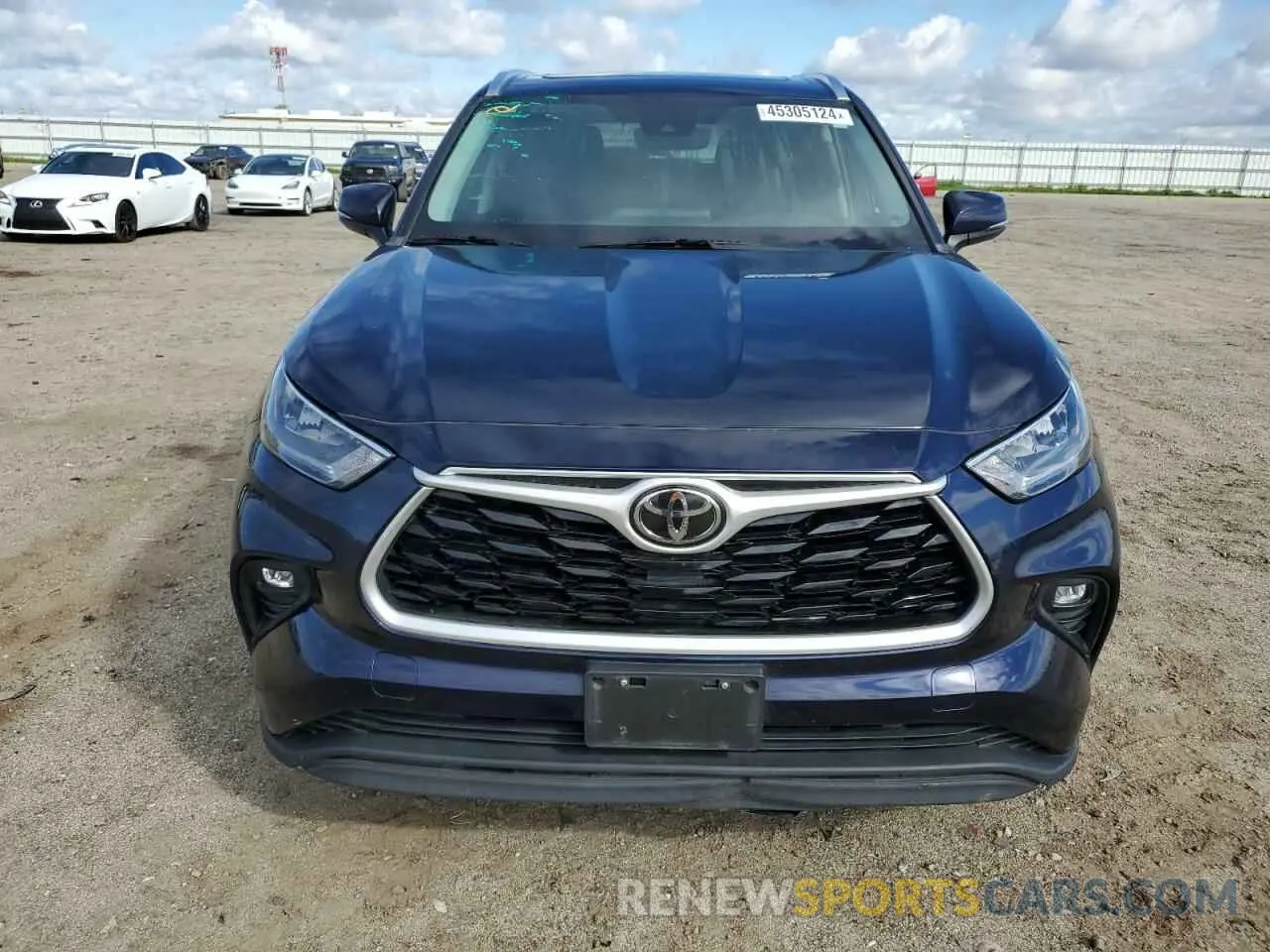 5 Photograph of a damaged car 5TDGZRBH6LS016975 TOYOTA HIGHLANDER 2020