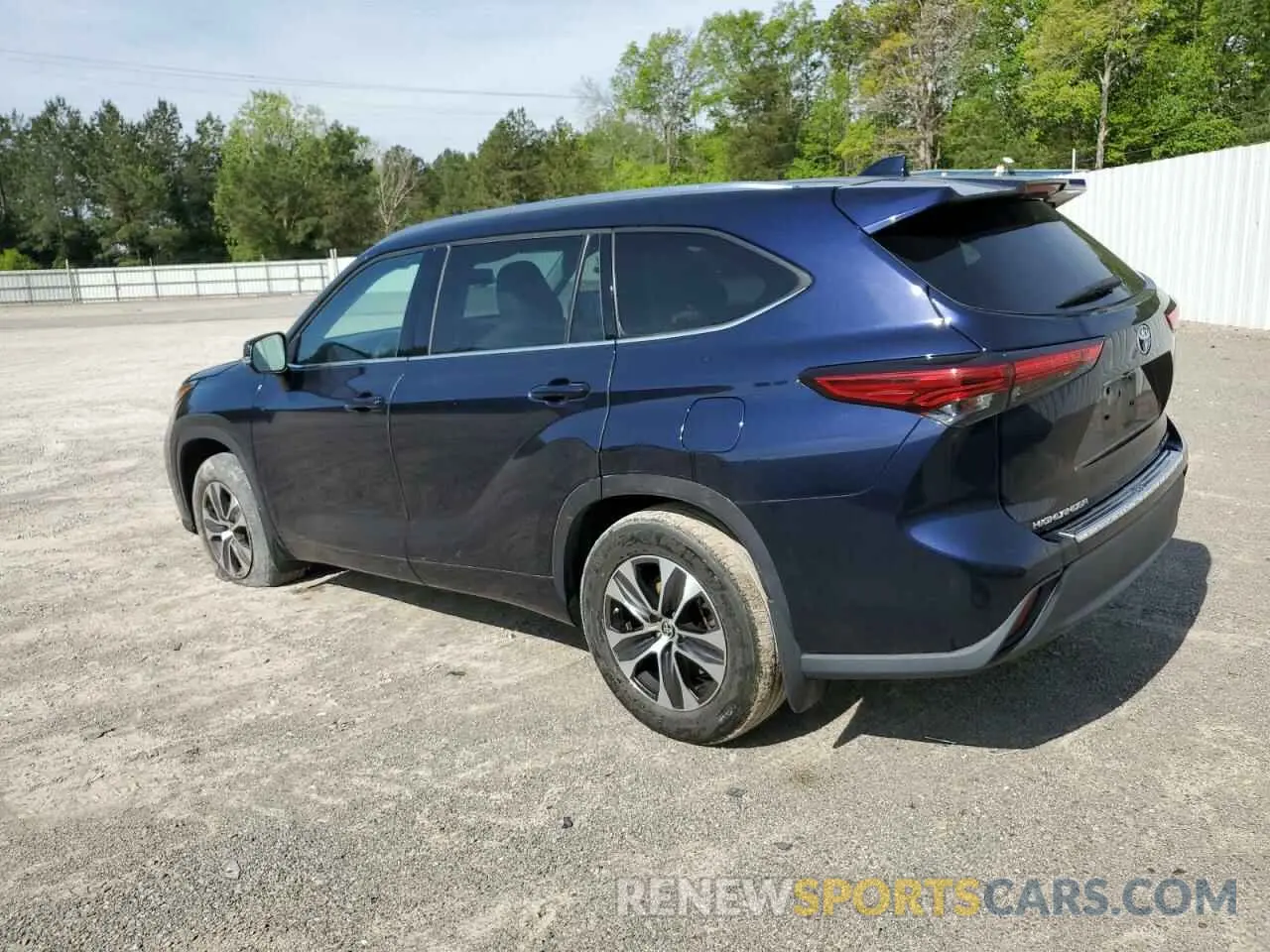 2 Photograph of a damaged car 5TDGZRBH6LS050513 TOYOTA HIGHLANDER 2020