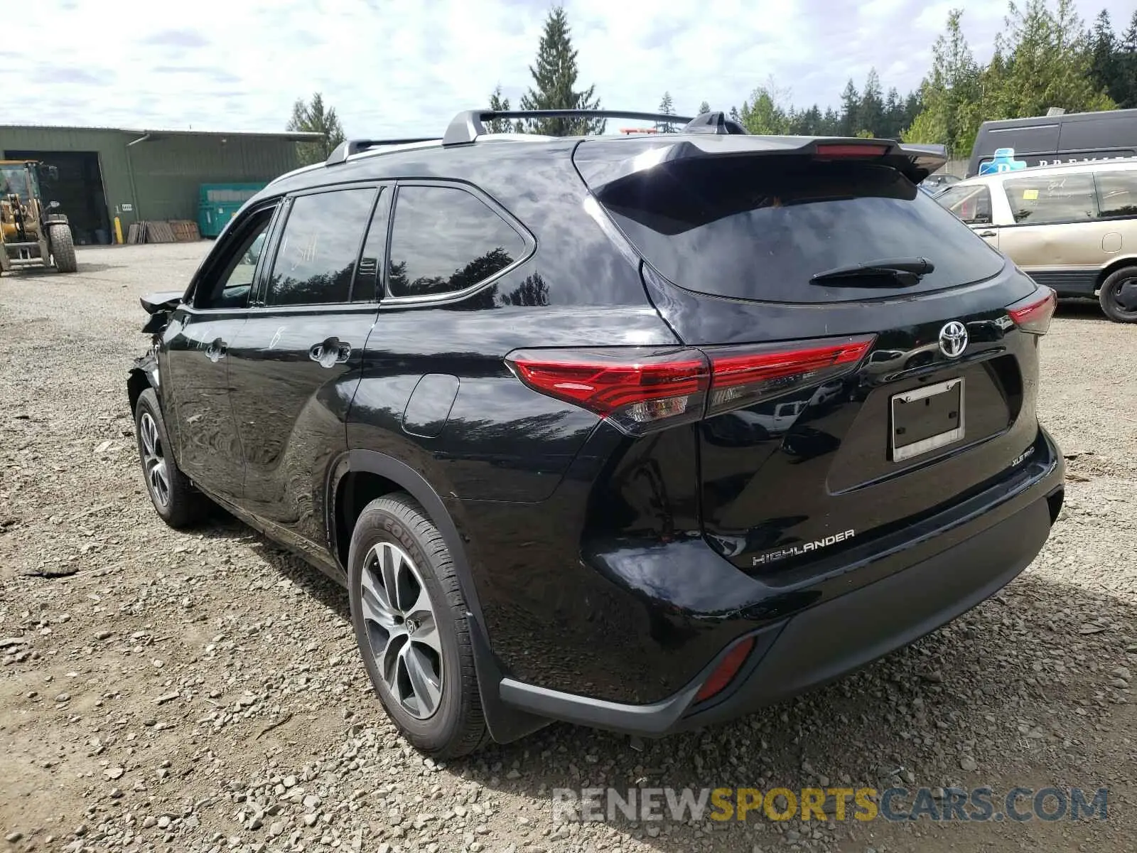 3 Photograph of a damaged car 5TDGZRBH6LS506364 TOYOTA HIGHLANDER 2020