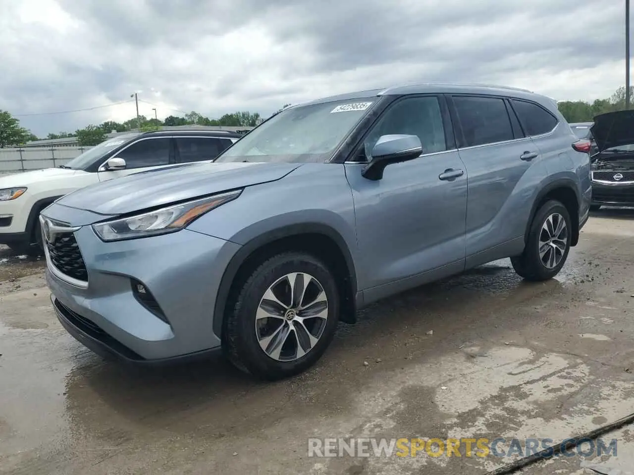1 Photograph of a damaged car 5TDGZRBH8LS024401 TOYOTA HIGHLANDER 2020