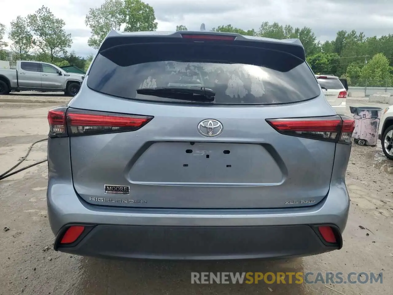 6 Photograph of a damaged car 5TDGZRBH8LS024401 TOYOTA HIGHLANDER 2020