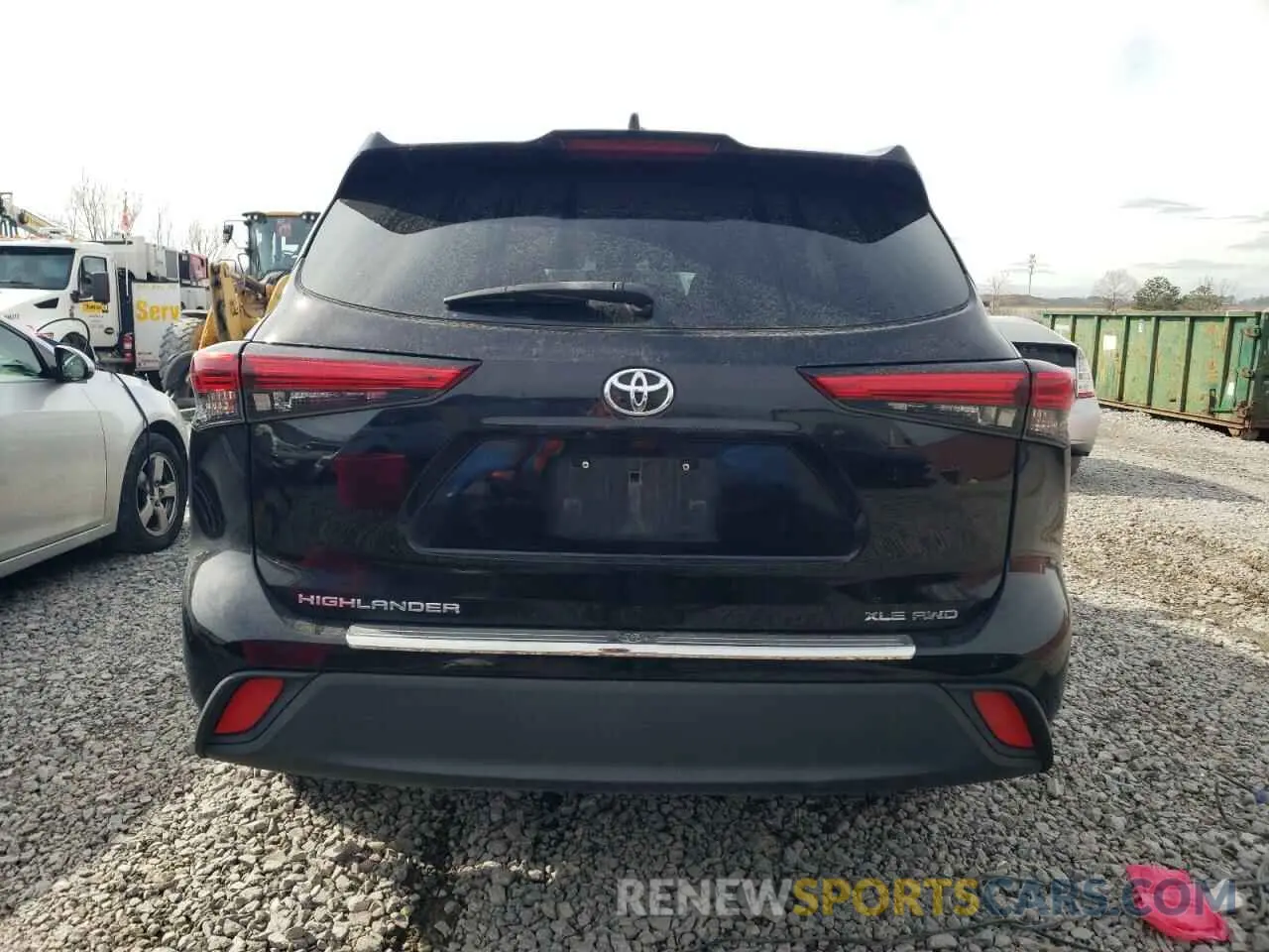 6 Photograph of a damaged car 5TDGZRBH8LS046463 TOYOTA HIGHLANDER 2020