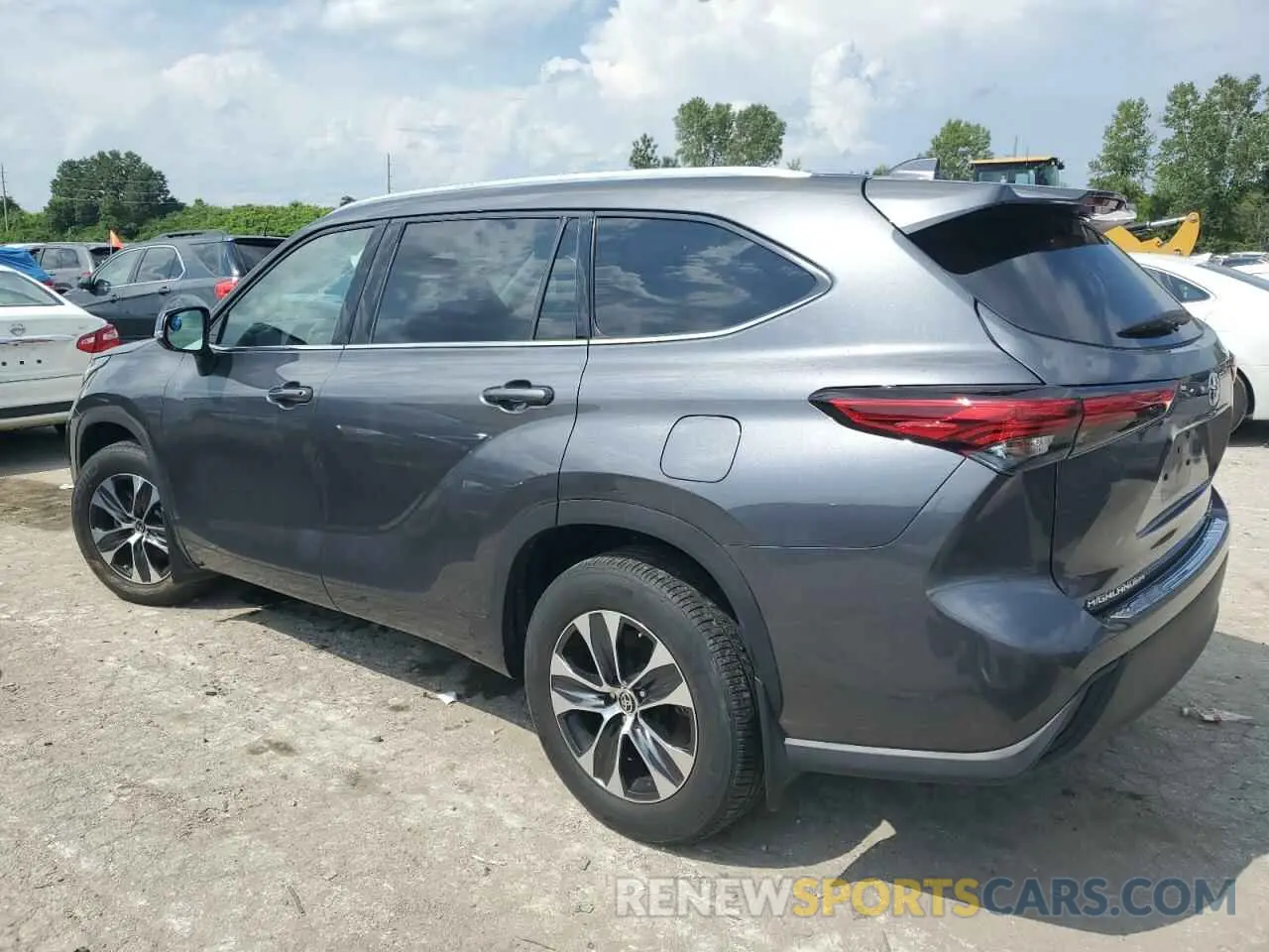 2 Фотография поврежденного автомобиля 5TDGZRBH8LS521755 TOYOTA HIGHLANDER 2020