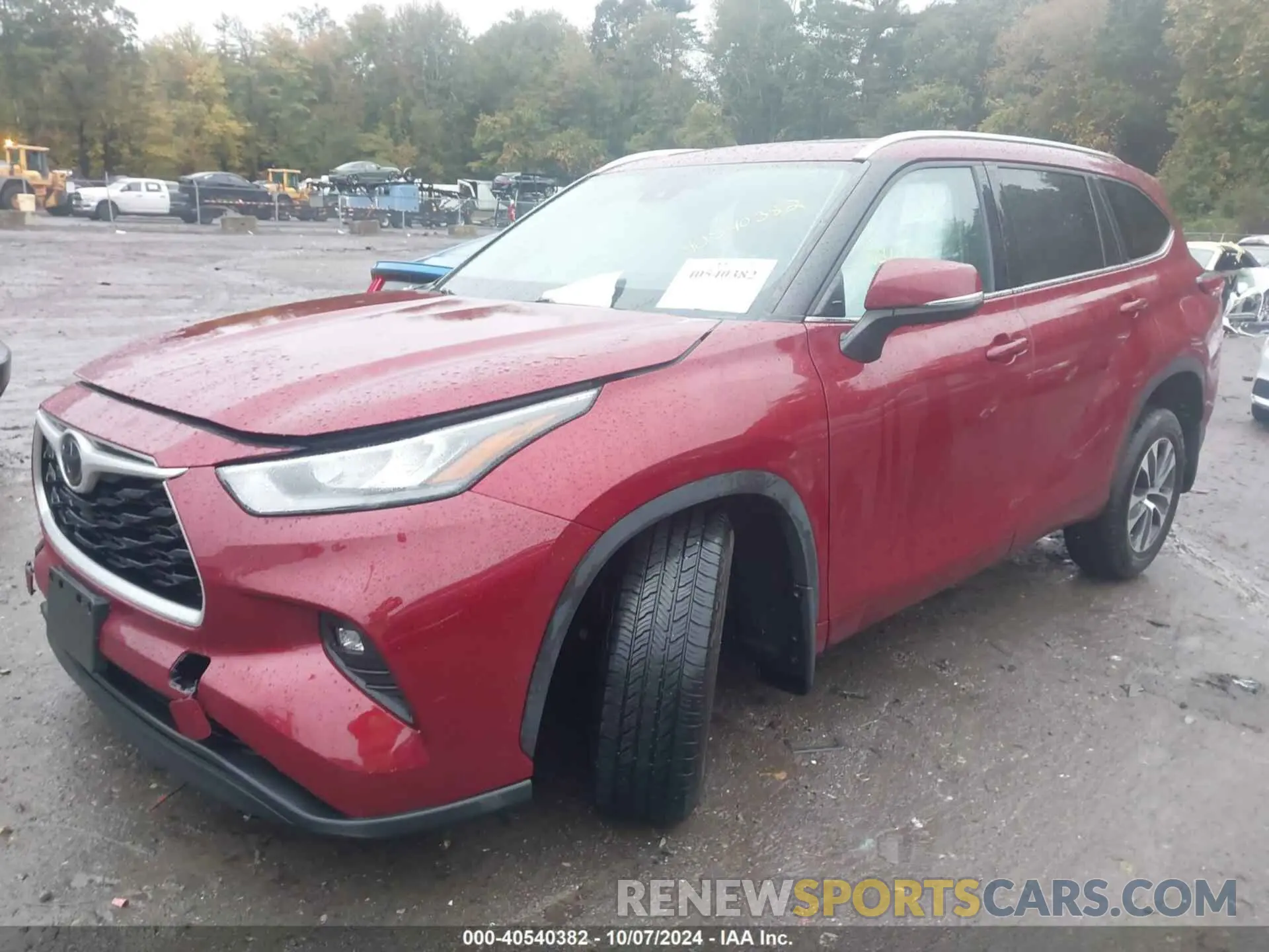 2 Photograph of a damaged car 5TDGZRBH9LS056273 TOYOTA HIGHLANDER 2020
