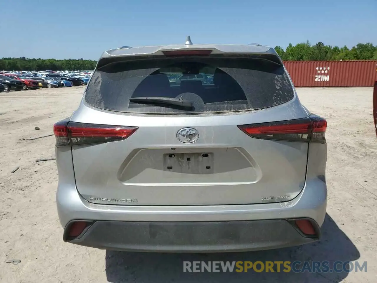6 Photograph of a damaged car 5TDGZRBHXLS517481 TOYOTA HIGHLANDER 2020