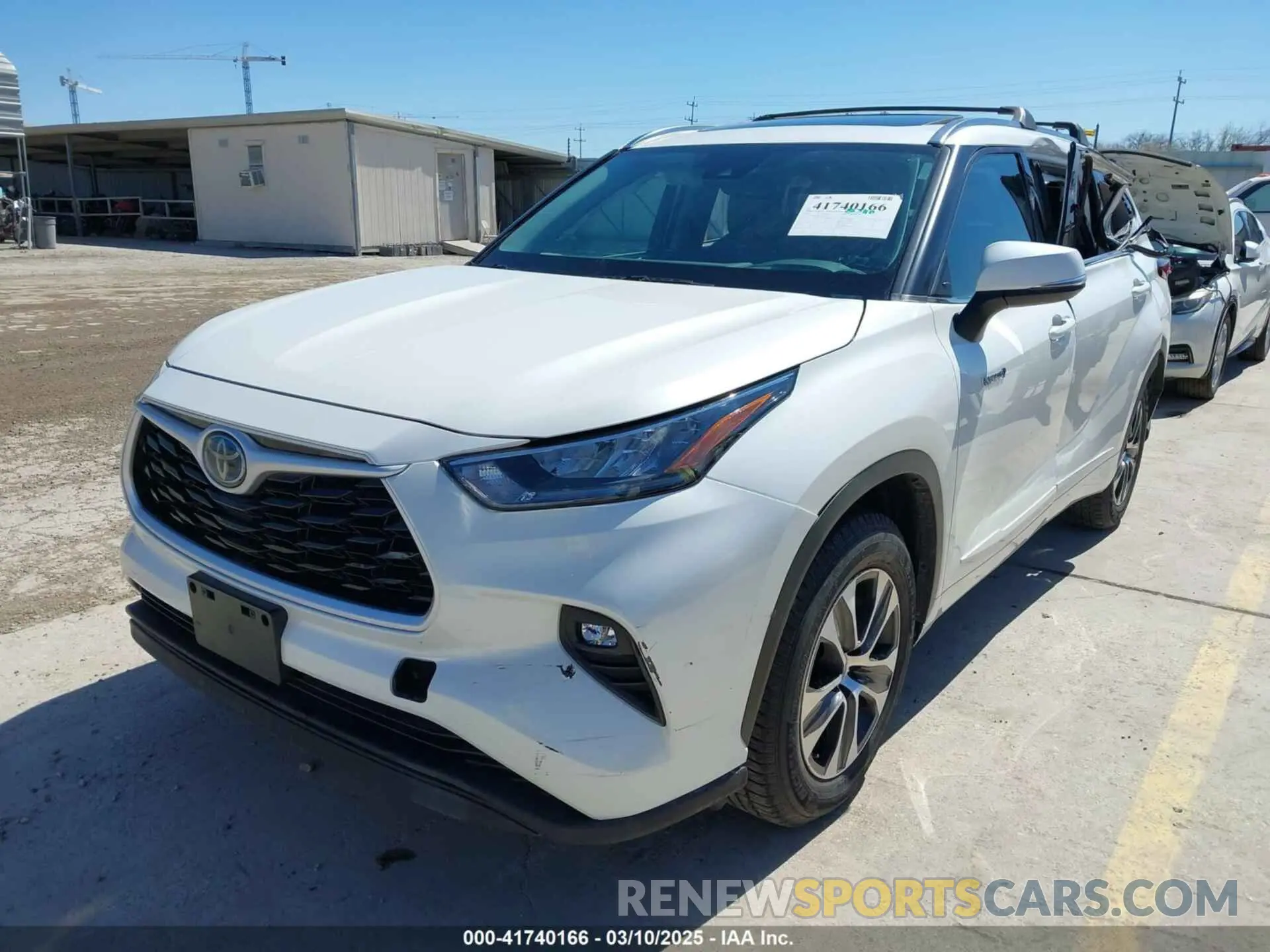 2 Фотография поврежденного автомобиля 5TDHARAH6LS501582 TOYOTA HIGHLANDER 2020