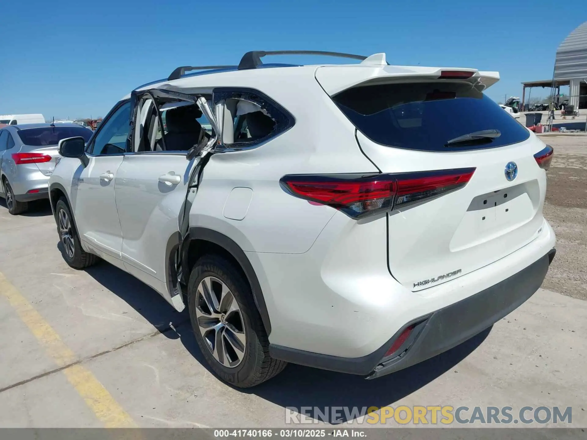 3 Фотография поврежденного автомобиля 5TDHARAH6LS501582 TOYOTA HIGHLANDER 2020