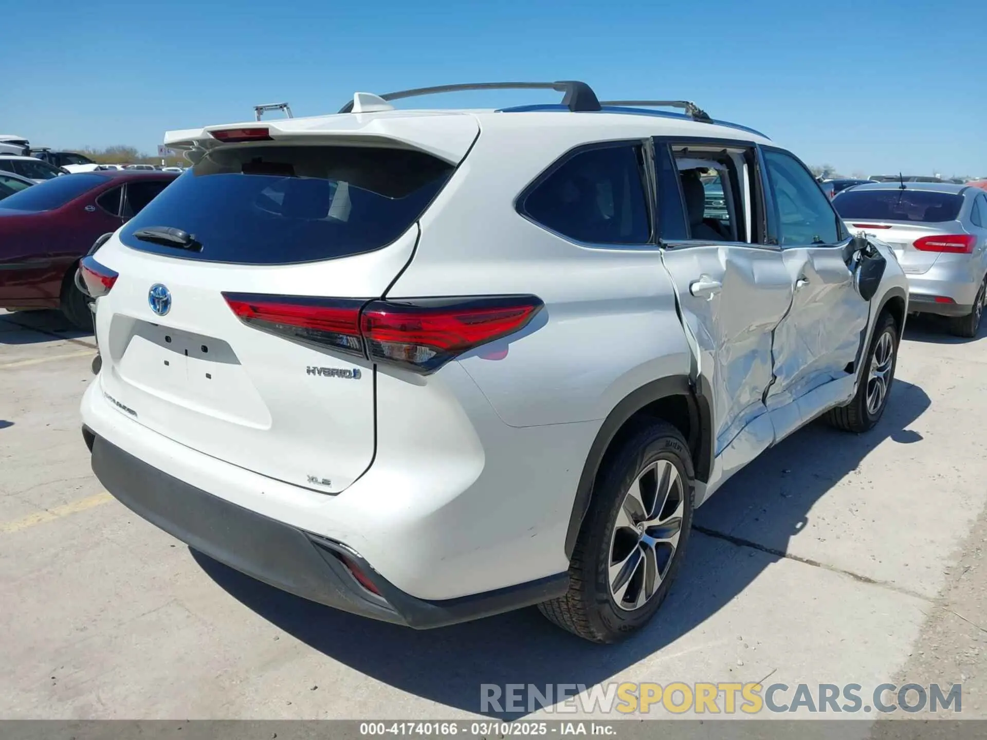 4 Фотография поврежденного автомобиля 5TDHARAH6LS501582 TOYOTA HIGHLANDER 2020