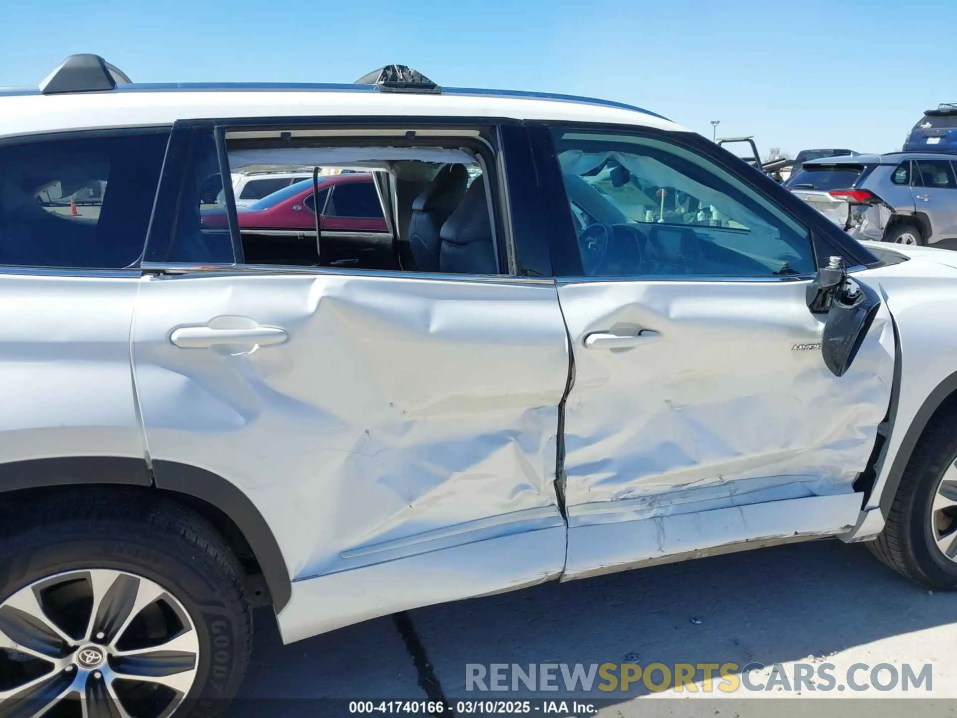 6 Фотография поврежденного автомобиля 5TDHARAH6LS501582 TOYOTA HIGHLANDER 2020