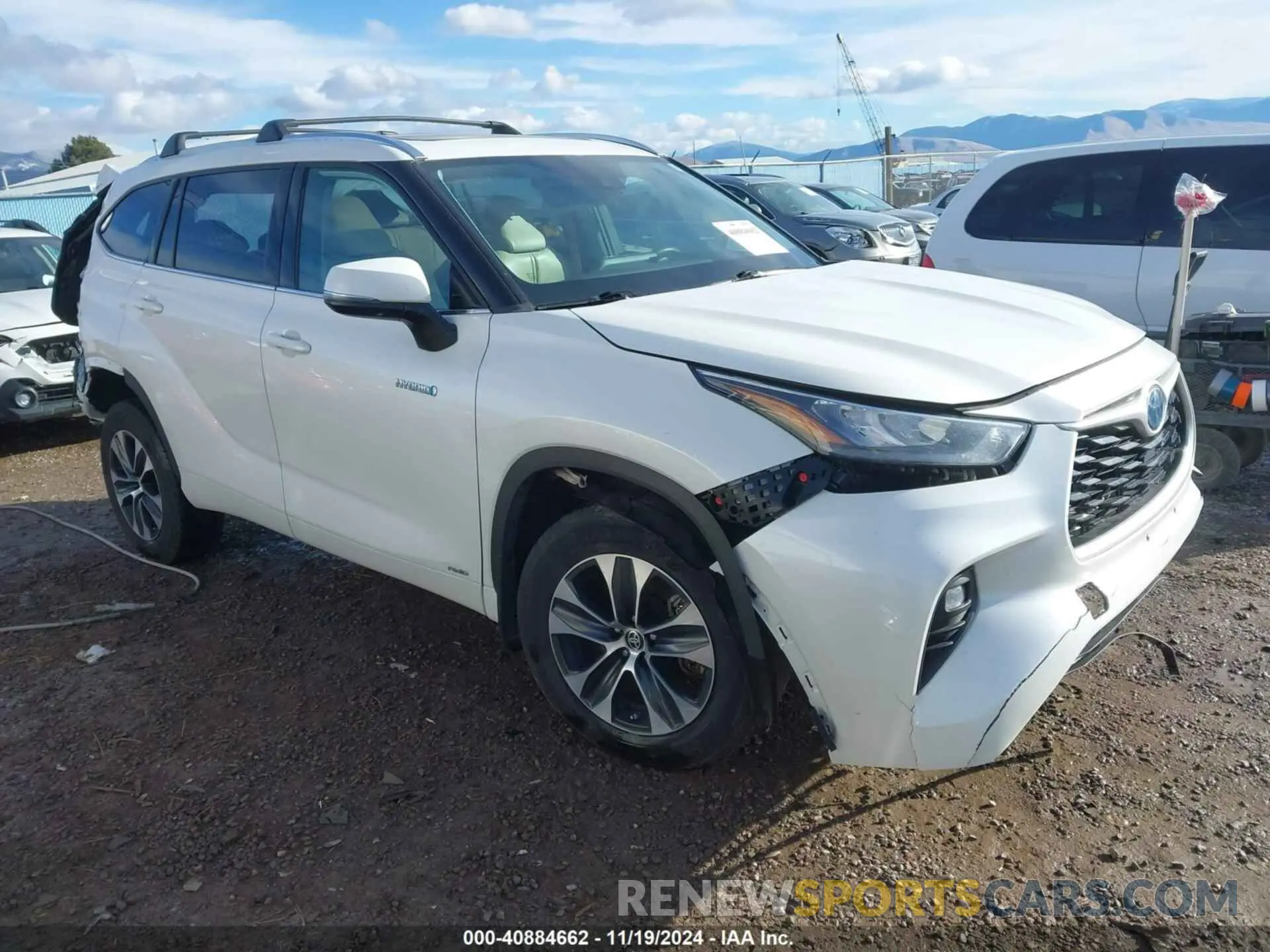 1 Фотография поврежденного автомобиля 5TDHBRCH3LS500464 TOYOTA HIGHLANDER 2020
