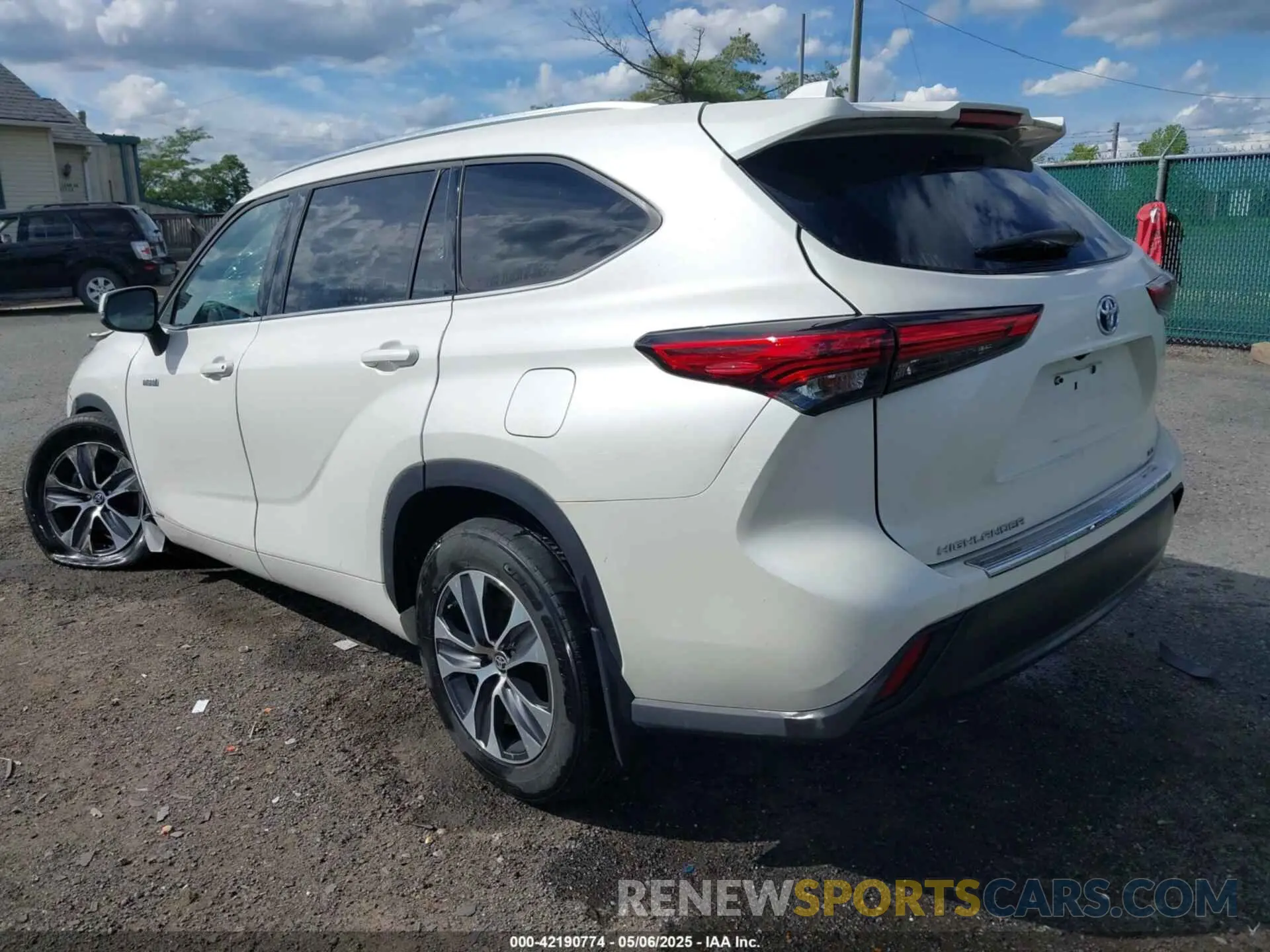 3 Фотография поврежденного автомобиля 5TDHBRCH3LS510590 TOYOTA HIGHLANDER 2020