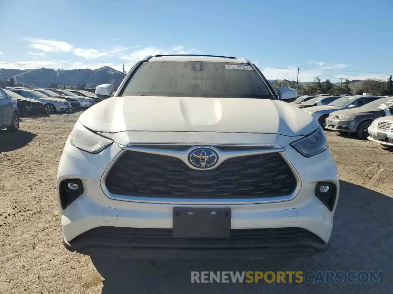 5 Photograph of a damaged car 5TDHBRCH4LS506774 TOYOTA HIGHLANDER 2020