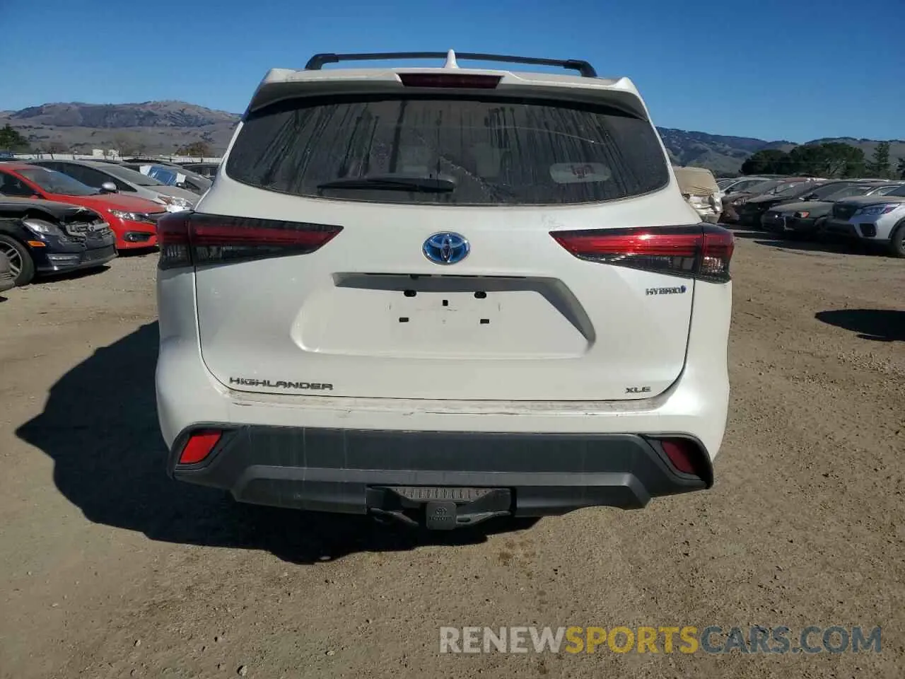6 Photograph of a damaged car 5TDHBRCH4LS506774 TOYOTA HIGHLANDER 2020