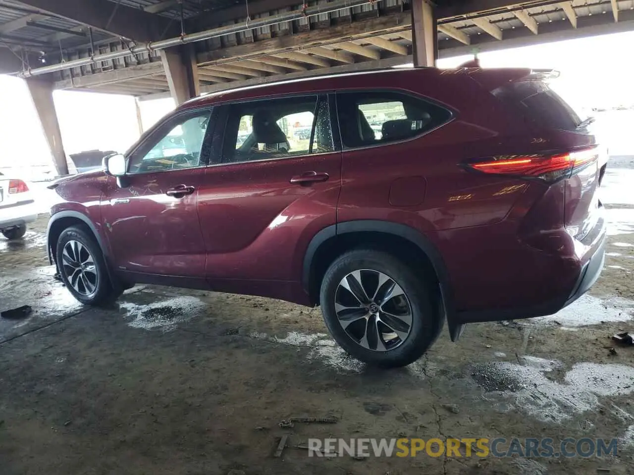 2 Фотография поврежденного автомобиля 5TDHBRCH6LS512317 TOYOTA HIGHLANDER 2020