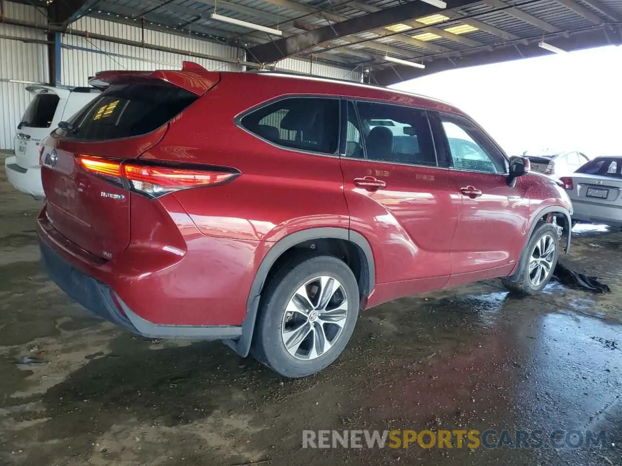 3 Фотография поврежденного автомобиля 5TDHBRCH6LS512317 TOYOTA HIGHLANDER 2020