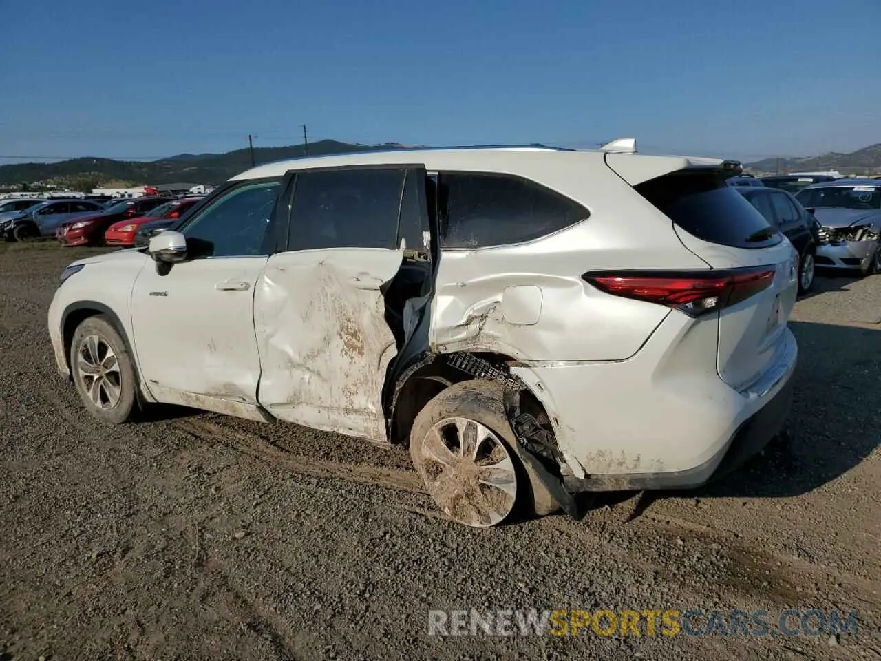 2 Фотография поврежденного автомобиля 5TDHBRCH8LS511623 TOYOTA HIGHLANDER 2020
