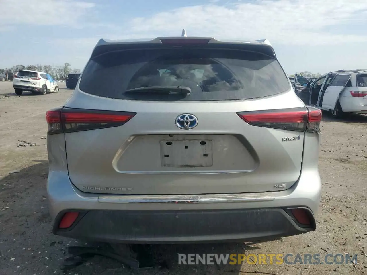 6 Photograph of a damaged car 5TDHBRCH8LS512450 TOYOTA HIGHLANDER 2020