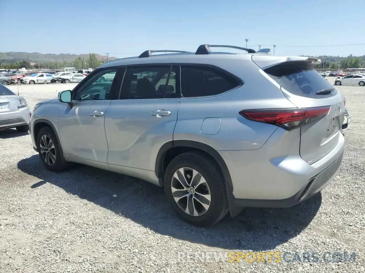2 Фотография поврежденного автомобиля 5TDHZRAH3LS008371 TOYOTA HIGHLANDER 2020