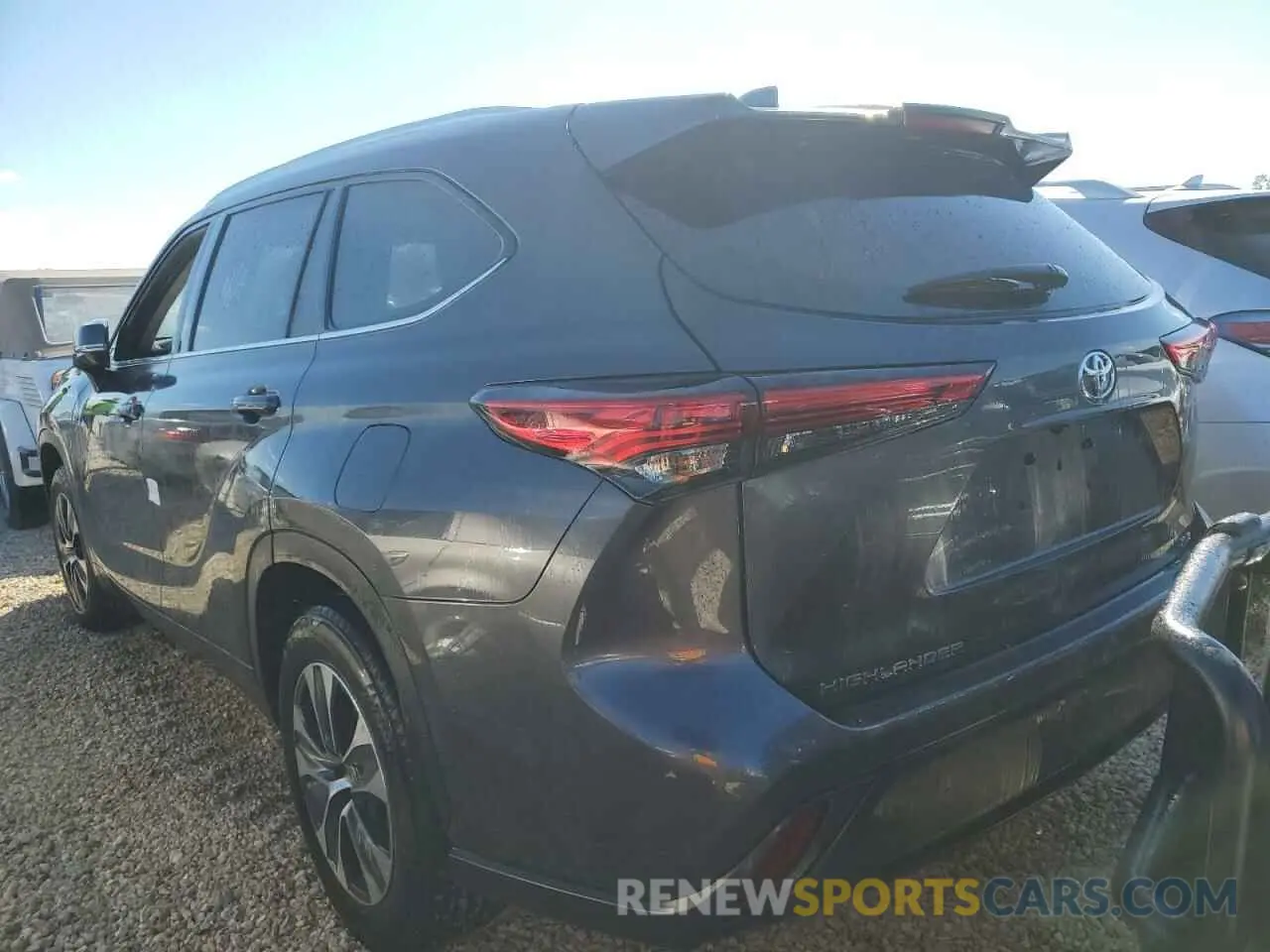 3 Фотография поврежденного автомобиля 5TDHZRAH5LS002541 TOYOTA HIGHLANDER 2020