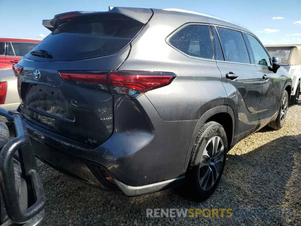 4 Фотография поврежденного автомобиля 5TDHZRAH5LS002541 TOYOTA HIGHLANDER 2020