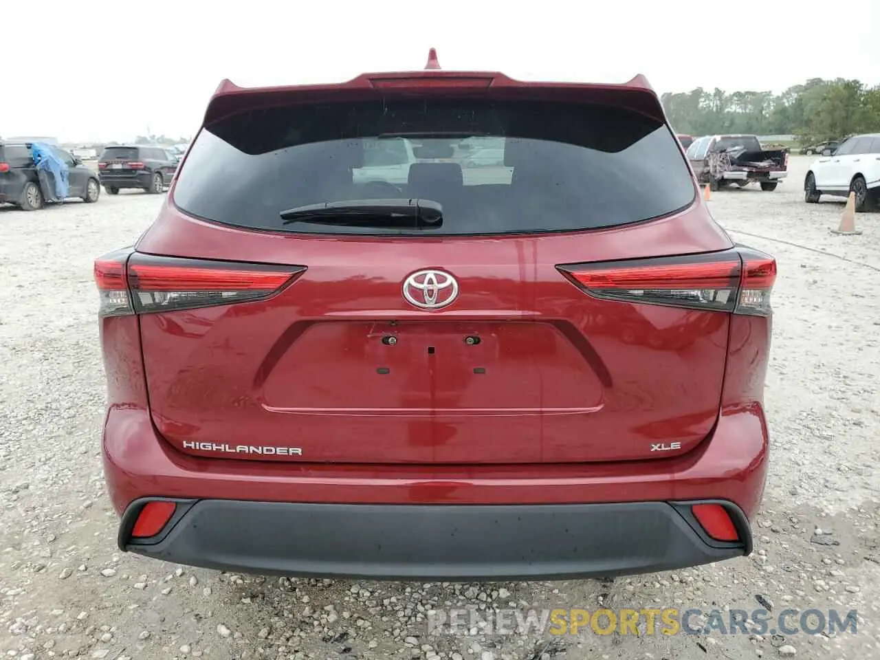 6 Photograph of a damaged car 5TDHZRAH5LS507561 TOYOTA HIGHLANDER 2020