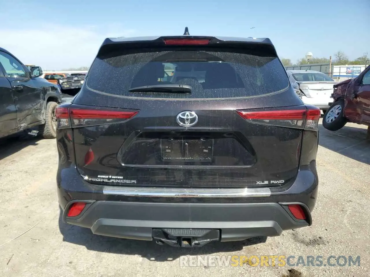 6 Photograph of a damaged car 5TDHZRBH1LS047877 TOYOTA HIGHLANDER 2020
