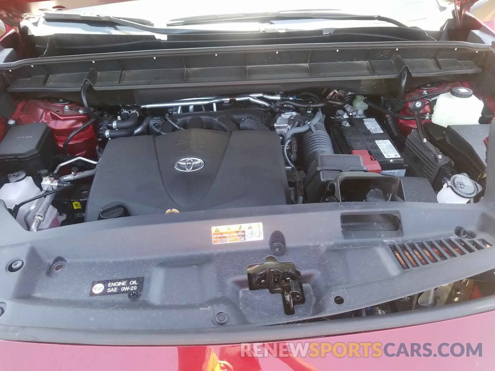 7 Photograph of a damaged car 5TDHZRBH2LS009655 TOYOTA HIGHLANDER 2020