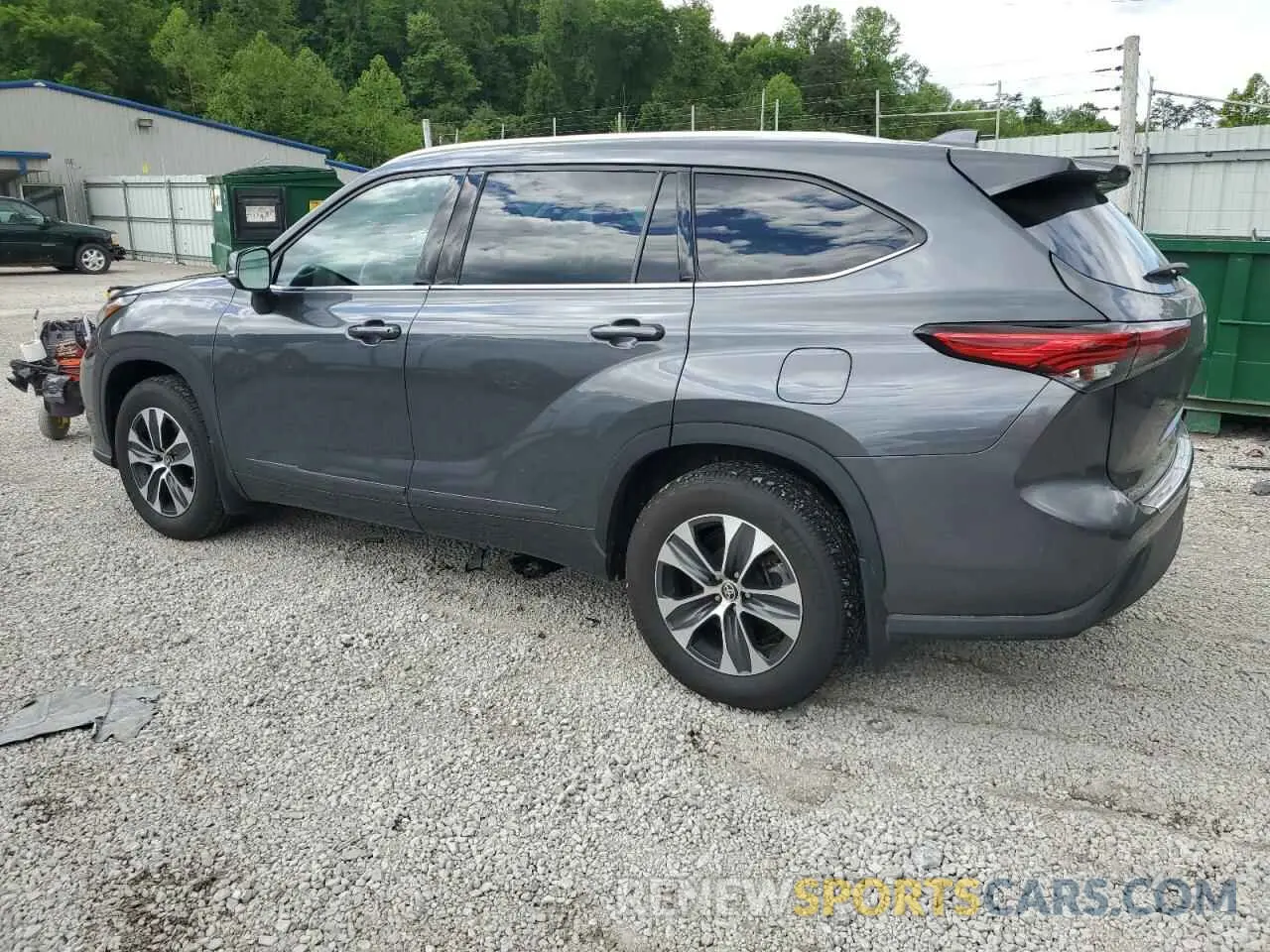 2 Photograph of a damaged car 5TDHZRBH6LS004698 TOYOTA HIGHLANDER 2020