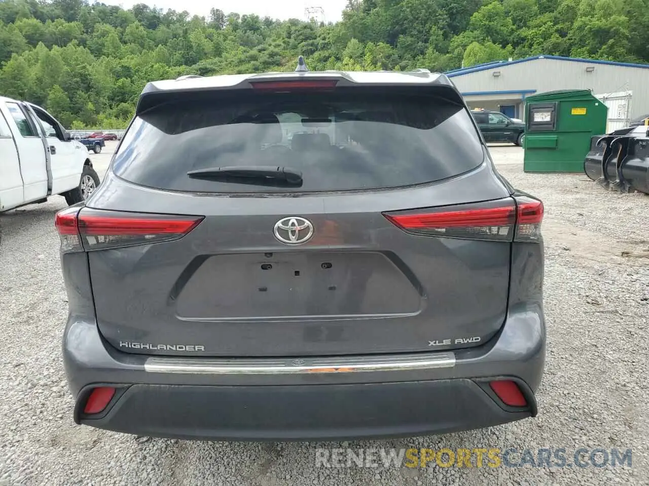 6 Photograph of a damaged car 5TDHZRBH6LS004698 TOYOTA HIGHLANDER 2020