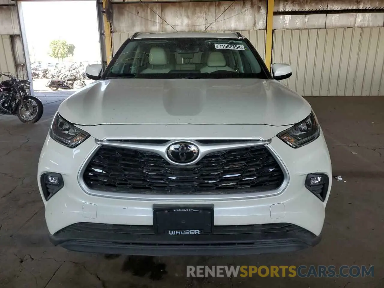 5 Photograph of a damaged car 5TDHZRBH6LS517188 TOYOTA HIGHLANDER 2020
