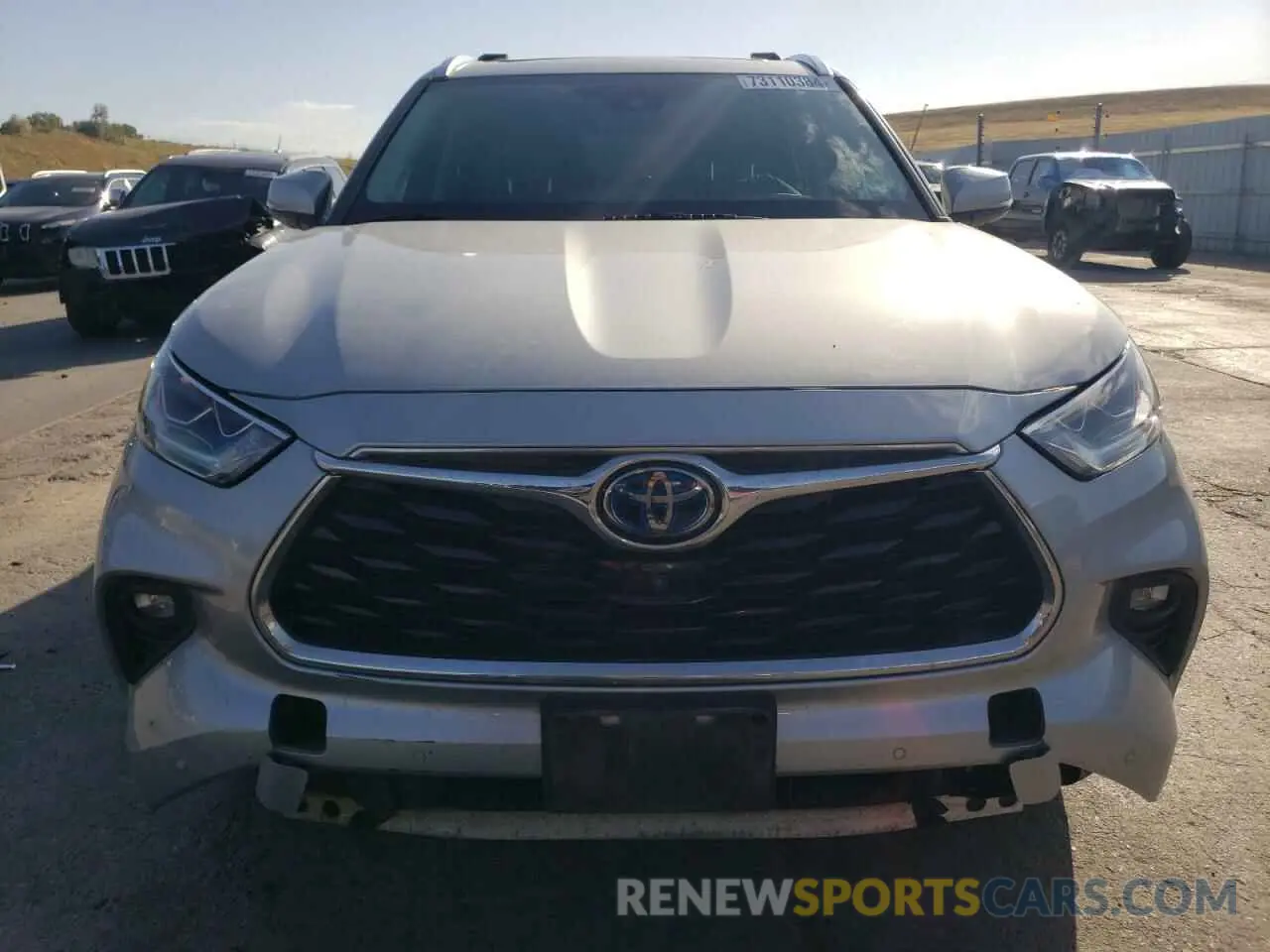 5 Photograph of a damaged car 5TDXBRCH0LS007644 TOYOTA HIGHLANDER 2020