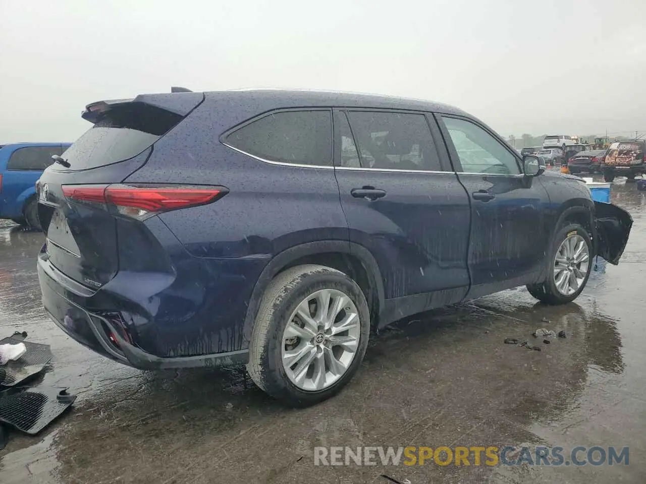 3 Photograph of a damaged car 5TDYZRAH0LS008778 TOYOTA HIGHLANDER 2020