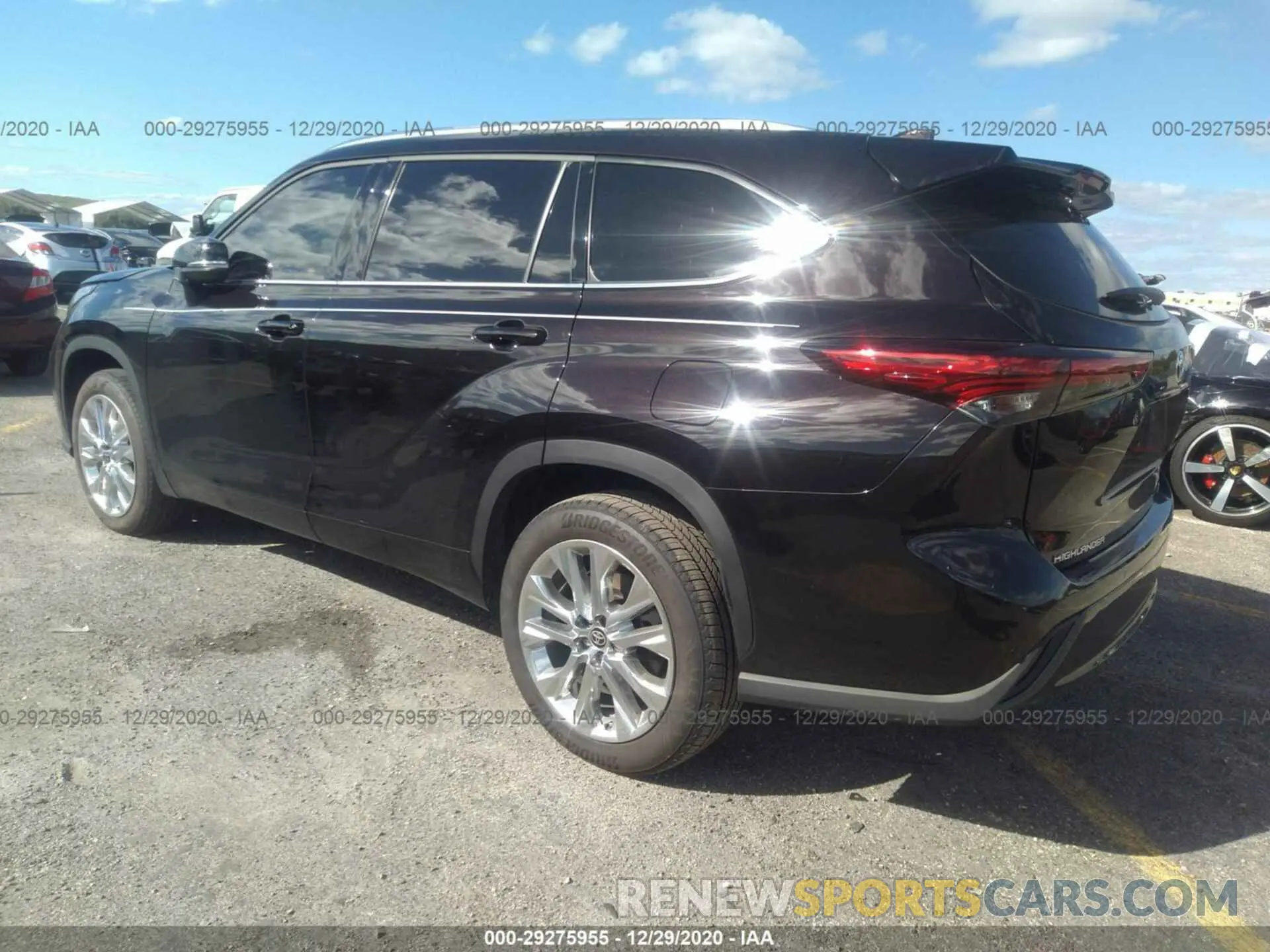 3 Фотография поврежденного автомобиля 5TDYZRAH5LS030288 TOYOTA HIGHLANDER 2020
