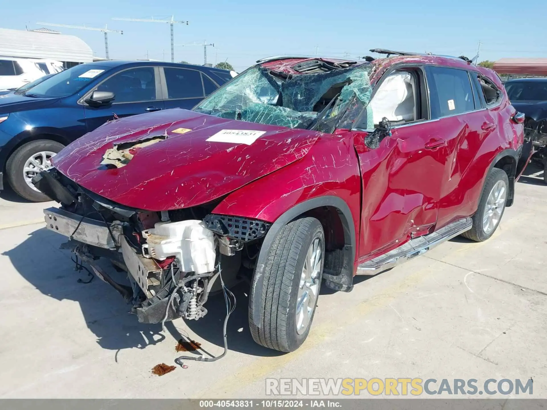 2 Photograph of a damaged car 5TDYZRAH9LS009783 TOYOTA HIGHLANDER 2020