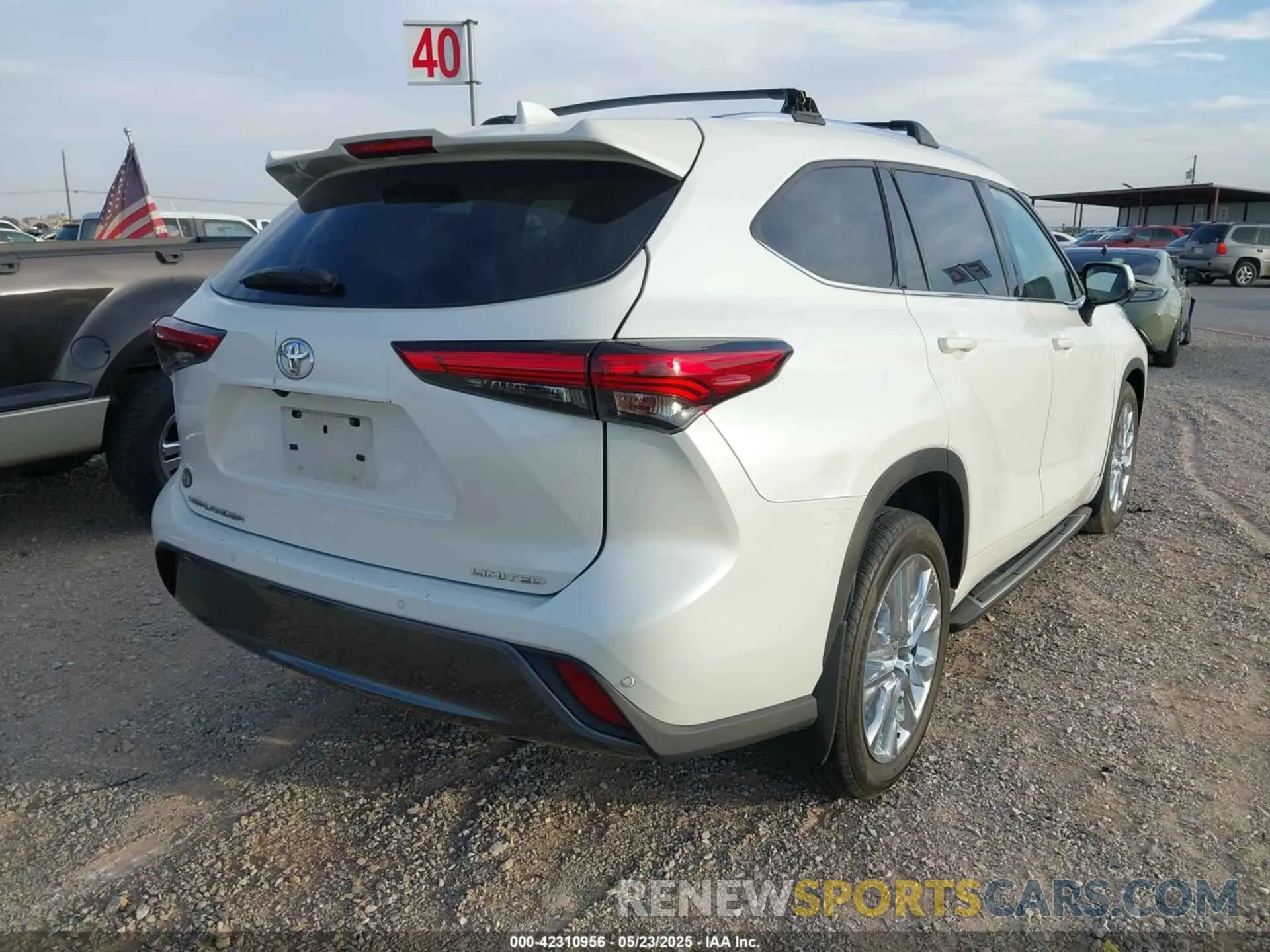 4 Фотография поврежденного автомобиля 5TDYZRAH9LS029483 TOYOTA HIGHLANDER 2020